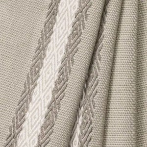 Grey-Beige Striped Curtains. Cotton Drapes. Custom Pinch Pleat Window Drapery for Bedroom, Living, Dining, Kitchen, Bath. Blackout Lining