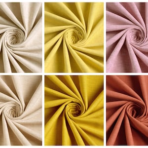 6 Colors. Cotton Blend Roman Shades. Custom Window Blinds for Living, Kitchen, Bedroom, Dining, Nursery, Playroom. Blackout Lining Option.
