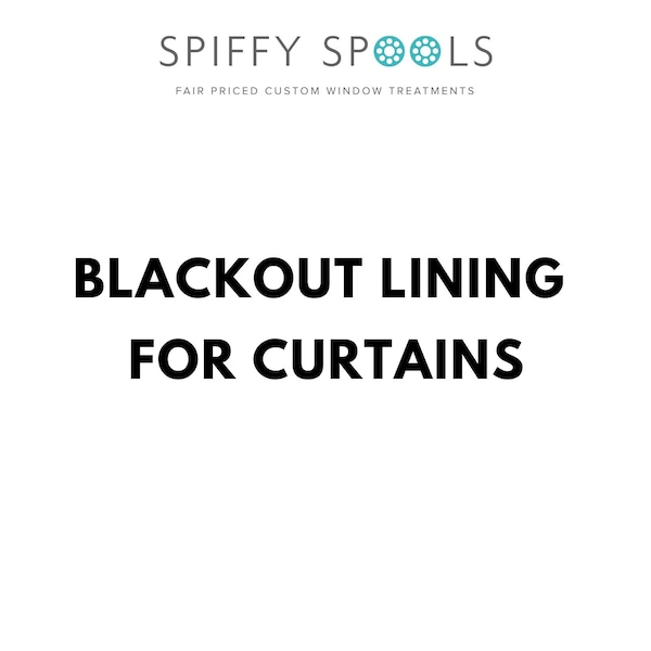 Blackout Lining for Curtains for Light & Sound Insulation