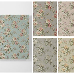 5 Colors. Floral Curtains, 4 Pleat Styles. Blackout Lining Option. Custom Print Window Drapes for Kitchen, Living Room, Bedroom & Dining.