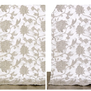 Floral Roman Shades. 2 Colors. Custom Size Window Blinds for Living, Kitchen, Nursery, Office & Study. Add Blackout Lining for Bedrooms.