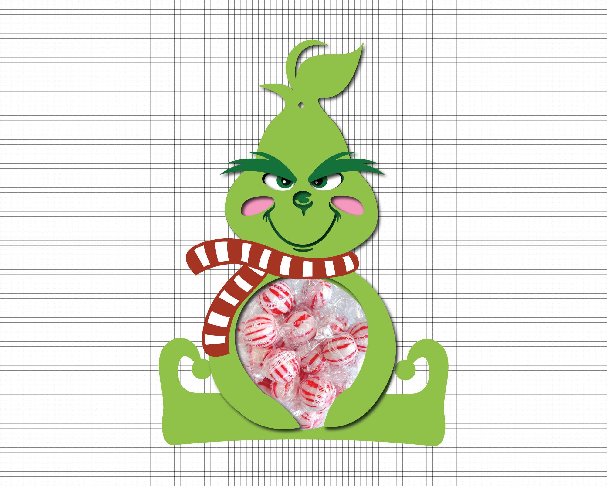 Candy Holder Svg, Cut File Svg, Chocolate Holder Svg, Ornament, Holiday Candy Svg, Cricut & Silhouette Files