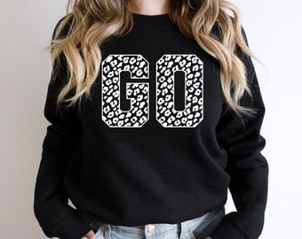 Leopard Go Svg, Softball Svg, Baseball Svg, Football Svg, Go team svg, Ajouter un nom d’équipe avec votre propre logiciel, Téléchargement instantané SVG & PNG