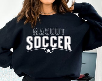 Soccer Mascot Svg, Soccer Svg, Digital Download, Varsity Letter Svg, Cricut, Soccer Team Svg, Arc svg, Sports Svg, Svg Cut File