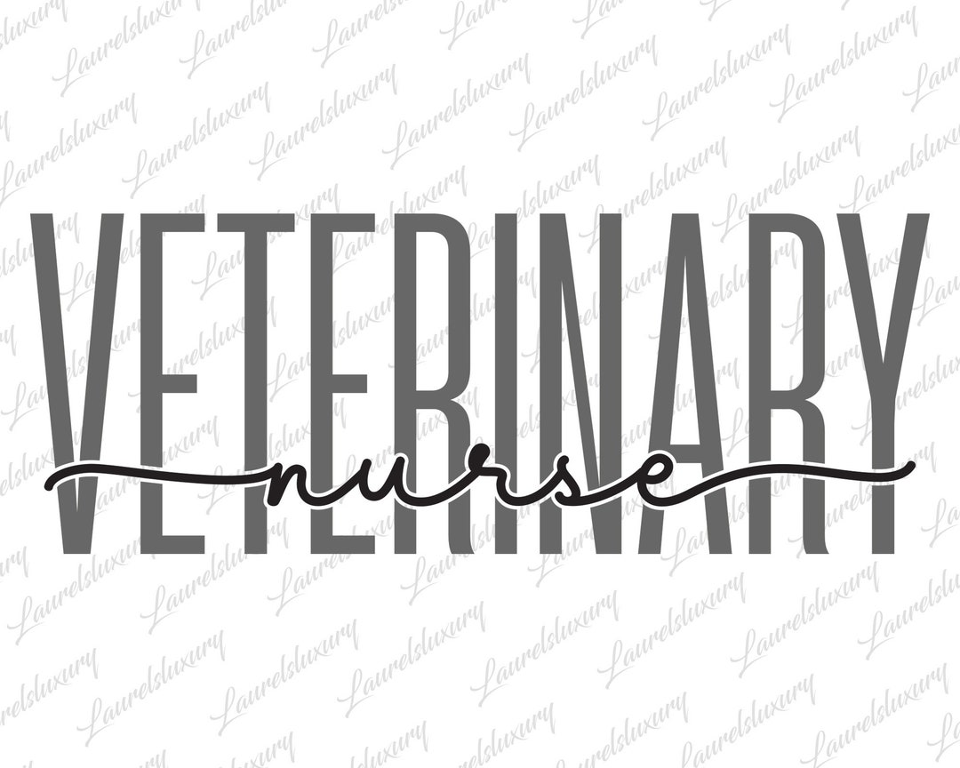 Veterinary Nurse Svg Medical Svg Digital Download Nurse Etsy