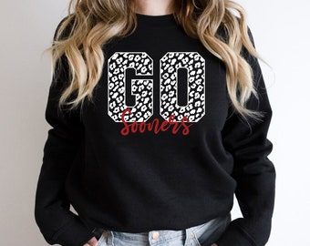 Leopard Go team svg, Sooners Svg, Softball Svg, Baseball Svg, Football Svg, Ajouter un nom d’équipe avec votre propre logiciel, Téléchargement instantané
