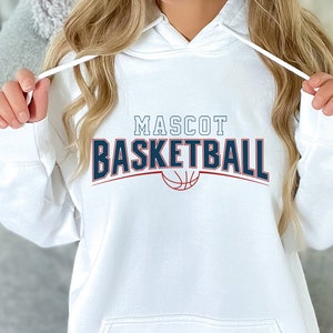 Basketball Mascot Svg, Basketball Svg, Digital Download, Varsity Letter Svg, Cricut, Basketball Team Svg, Arc svg, Sports Svg, Svg Cut File