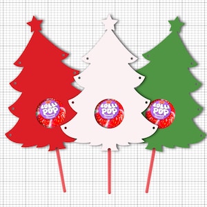 クリスマスツリー SVG、クリスマスツリー ロリポップ SVG、ロリポップ ホルダー SVG、クリカット SVG、デジタル ダウンロード、クリスマス ギフト タグ SVG、クリスマス デコレーション