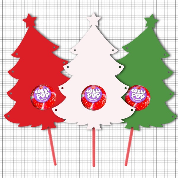 Christmas Tree Svg, Christmas Tree Lollipop Svg, Lollipop Holder Svg, Cricut Svg, Digital Download, Christmas Gift Tag Svg, Christmas Décor