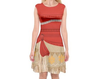 Moana Dress Adult Etsy Moana Dress Adult Etsy