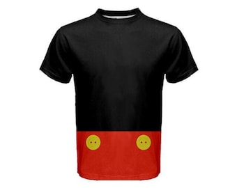 Adult Mickey T-Shirt - Mickey Top - Disney Birthday Costume - Mickey Shirt - Mickey Shirt - disney bound Mickey