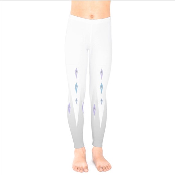 Buy Queen Elsa Frozen 2 Women's Capri Leggings Running Disney Outfit Disney  Adults Couples and Group Costume Comfortable Theme Park Attire Online in  India - Etsy