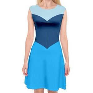 ariel blue dress costume for adults