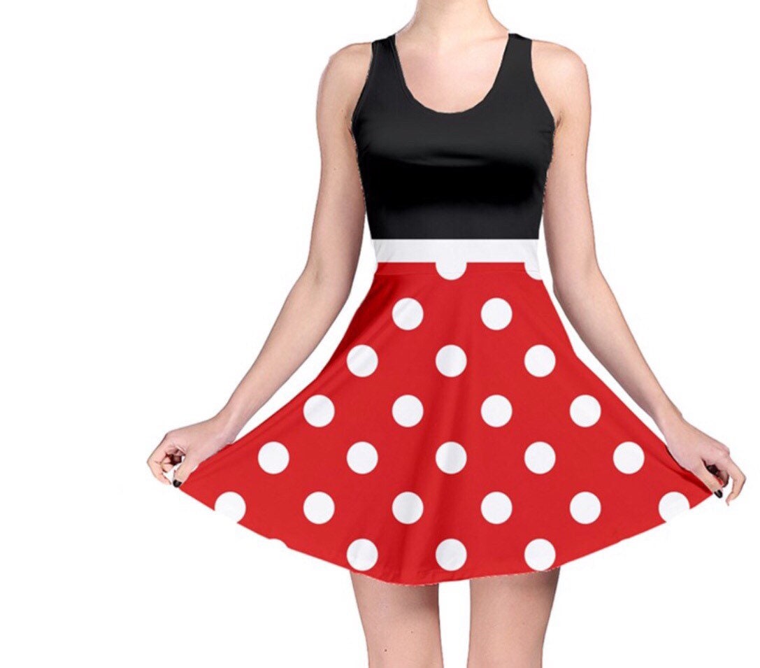 Minnie Mouse Dress Disney Bound Woman 