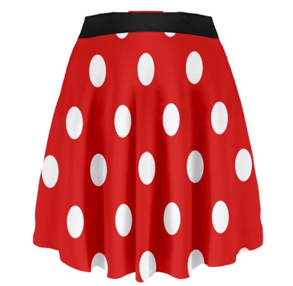 Woman Minnie Mouse Skirt Dots Skirt Minnie Costume Polka Dots Skirt Etsy Ireland