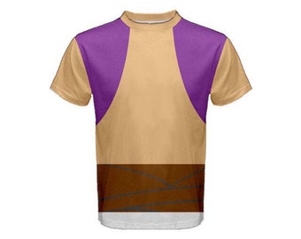 Adult Aladdin T-Shirt - Aladdin Top - Disney Birthday Costume - Prince Aladdin Shirt - Disney Prince - disney bound Aladdin