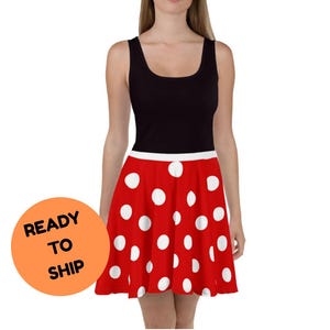 Minnie mouse dress - Disney bound - Woman Dress - Minnie Mouse - Disney Costume - Minnie Mouse Costume - Dapper day Minnie mouse