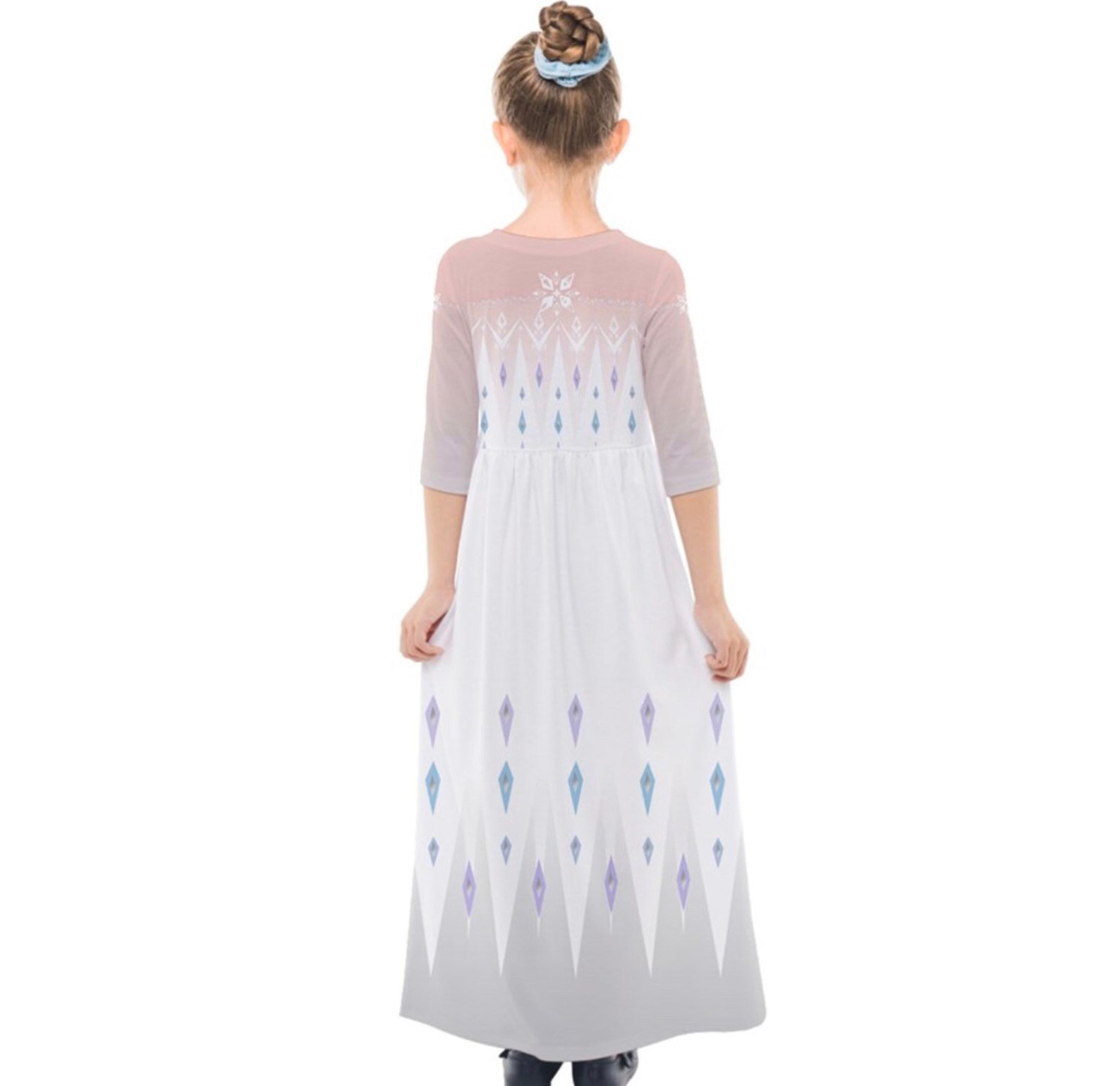 Girl Elsa Snow Queen Dress Frozen 2 Costume Snow Queen Etsy