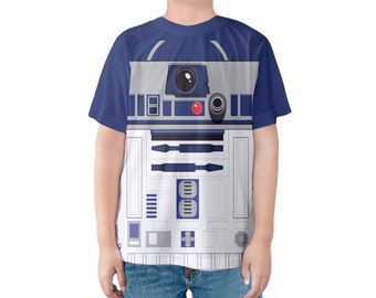 Kids  R2D2 T-Shirt - star wars - Disney Birthday Costume - R2D2 Shirt - Star wars costume - Star Wars Resistance