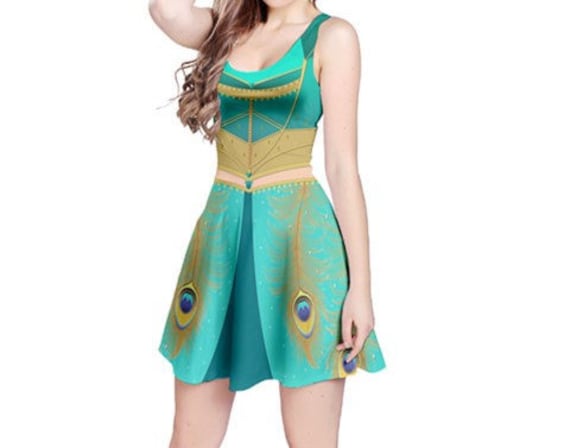 Vestido Disney Aladdin Princesa Vestido Jasmine Disfraz adulto