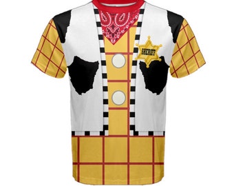 Adult Toy story Woody Tshirt  - Adult Woody Costume - toy story - Birthday Costume - Halloween - Toy Story Costume - adult costume