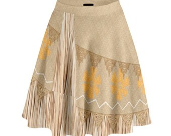 moana diy costume skirt top detail digital patterns etsy