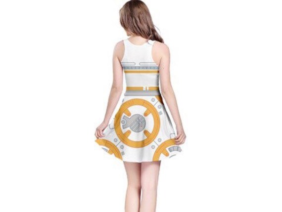 bb8 skater dress Woman BB-8 Dress - Star Wars - Disney Birthday Costume - BB8 Dress - Star  Wars Costume - Star Wars Resistance
