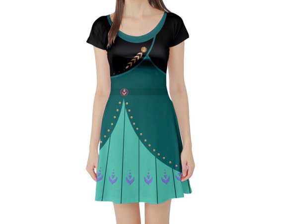 queen anna dress costume