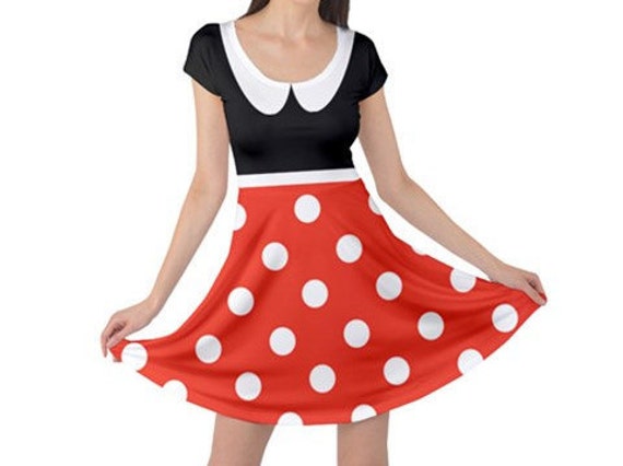 Minnie Mouse Dress Disney Bound Woman 