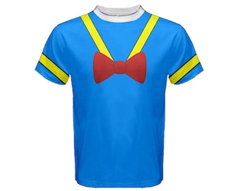 Adult Donald Duck T-Shirt - Donald Duck Top - Disney Birthday Costume - Donald Duck Shirt - Donald Duck Shirt - disneybound donald duck