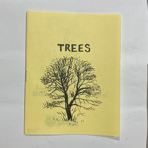 Trees yellow cover zine