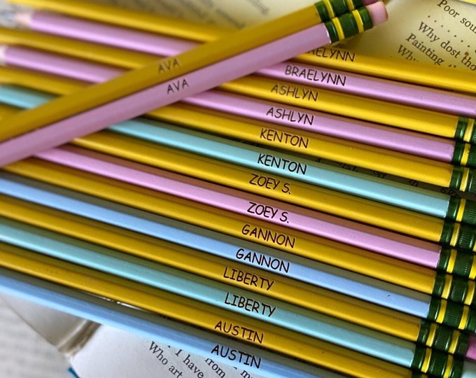 Engraved Pencils