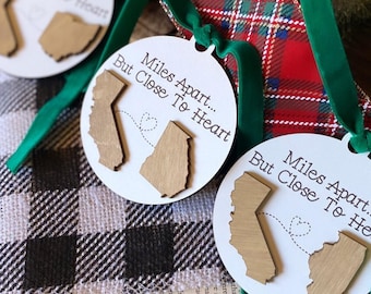 Miles Apart Family + Friend Ornament