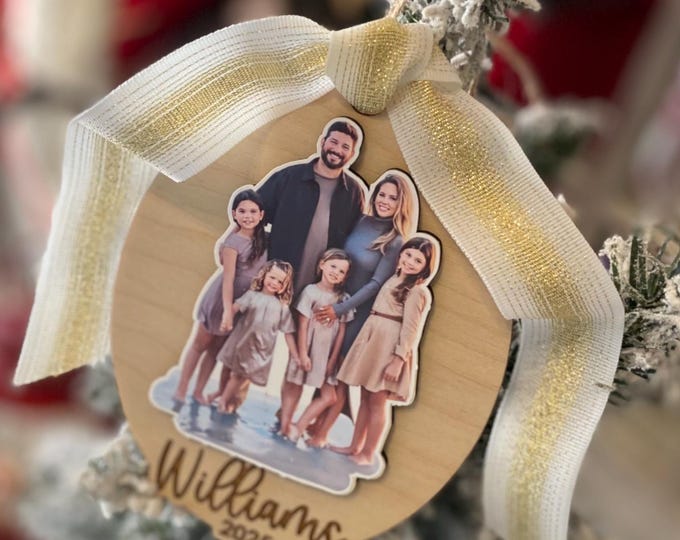 Vintage Family Picture Ornament