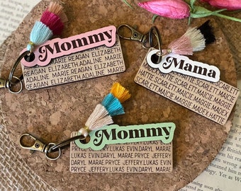 Personalized Mother's Day Keychain