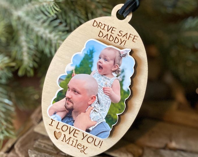 Be Safe Driving Personalized Car Charm
