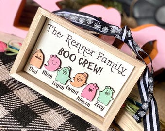 Boo Crew Family Sign