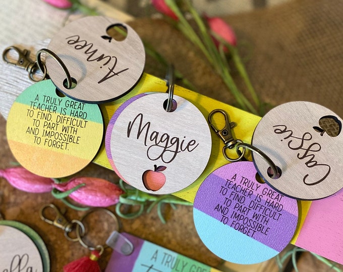 Teacher Appreciation Keychain