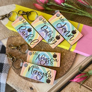 Teacher Gift, Teacher Keychain, Appreciation Gift, Back To School Gift, Teacher Appreciation, Personalized Gift, Graduation Gift, Keychain