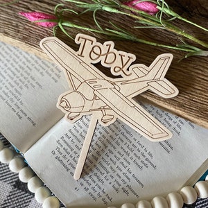 Airplane Cake Topper, Airplane Birthday Party, Airplane First Birthday, Personalized Cake Topper, Name Cake Topper