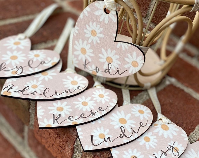 Engraved Valentine + Easter + Gift Basket Name Tag