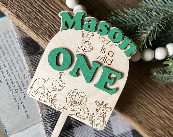 Wild One Cake Topper