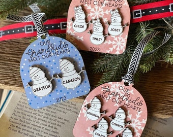 Snowman Family Ornament