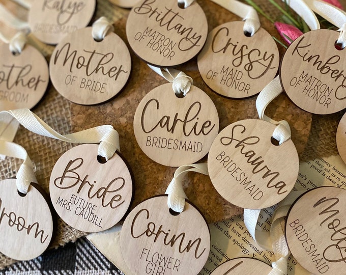 Bridal Party Hanger Tags + Gift Tags
