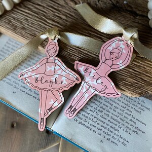 Ballerina Ornament, Dance Ornament, Ballet Ornament, Girl Christmas Ornament, Ballet Gift, Gift For Ballerina, Gift For Dancer, Christmas