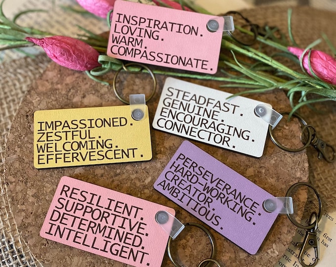 Affirmation Keychains