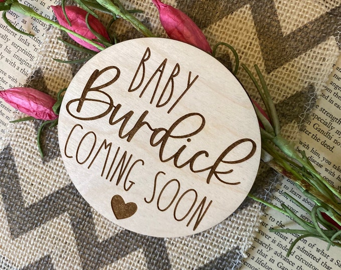 Pregnancy Announcement Sign