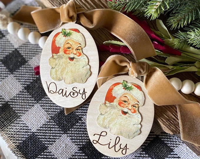 Santa Claus Name Ornament
