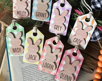 Engraved Easter Basket Tag