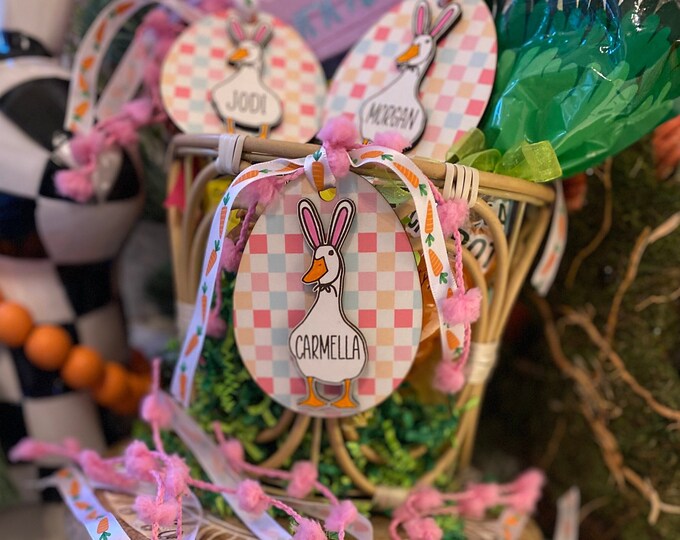 Easter Basket Name Tag